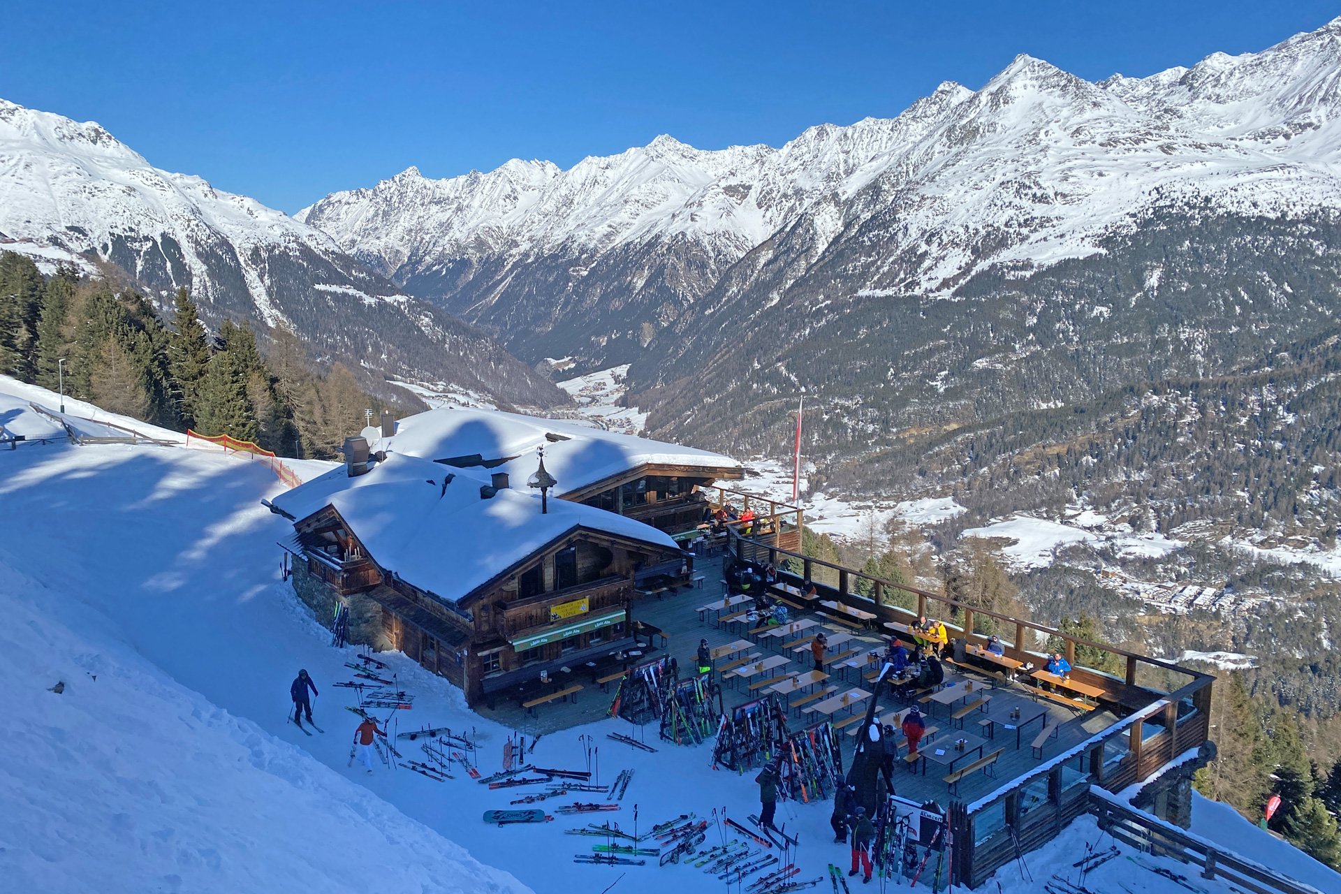 Rodelbahn Einkehr Soelden Gaislachkogel